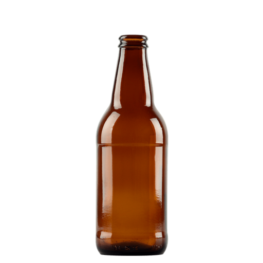 Glass Beer Bottles (Brown Heritage Style - 12 x 375 ml/12 oz - 2 x Cases), Emily Capper and Crown Caps    - Toronto Brewing