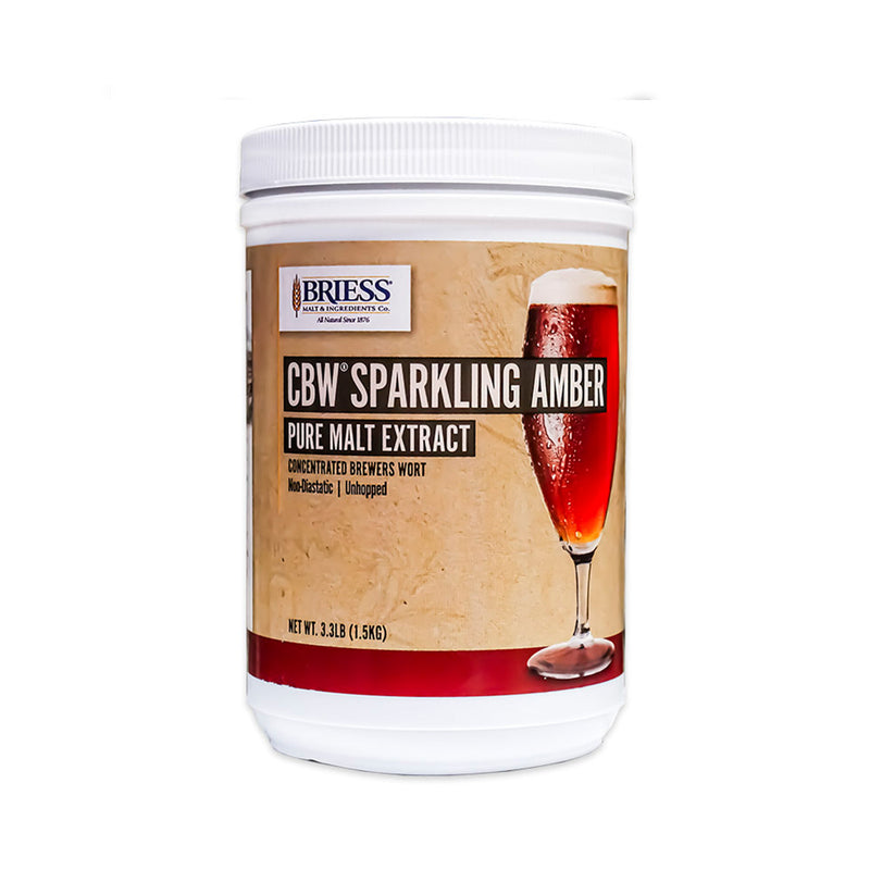 Briess Sparkling Amber Liquid Malt Extract LME (3.3 lb)    - Toronto Brewing
