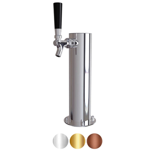 Stainless Steel Cylinder Beer Tower - Single Tap (Glycol Chilled)    - Toronto Brewing