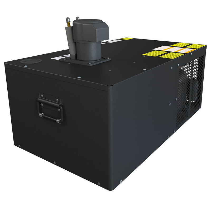 Vertical agitator pump brewery chiller from BeverageCraft, used for wort chilling in small-batch Canadian breweries