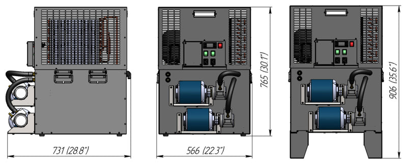 CP4000-2 Dimensions