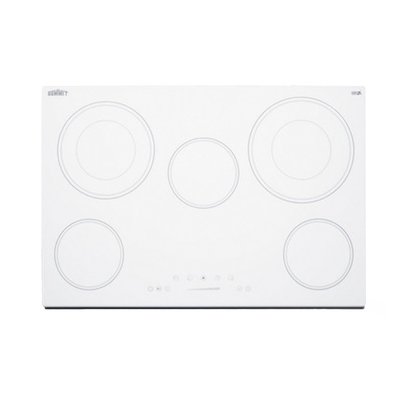 Summit | 30" Wide 208-240V 5-Burner Radiant Cooktop (CR5B30T8W)    - Toronto Brewing
