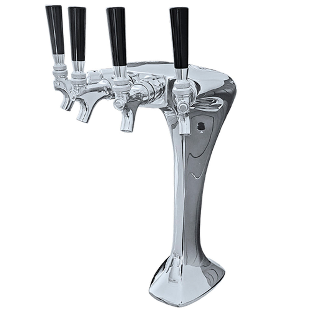 Milano Beer Tower - Quadruple Tap (Glycol Chilled)