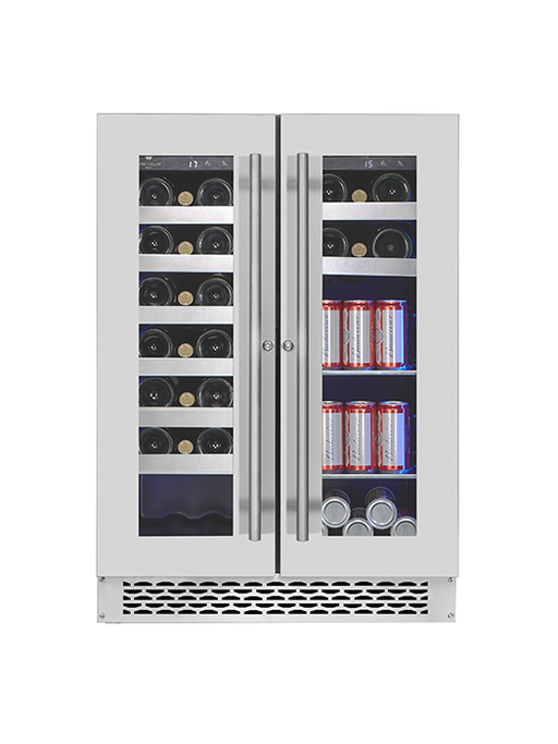 Beverage center 2 zones, Titanium serie - Wine Cell'R