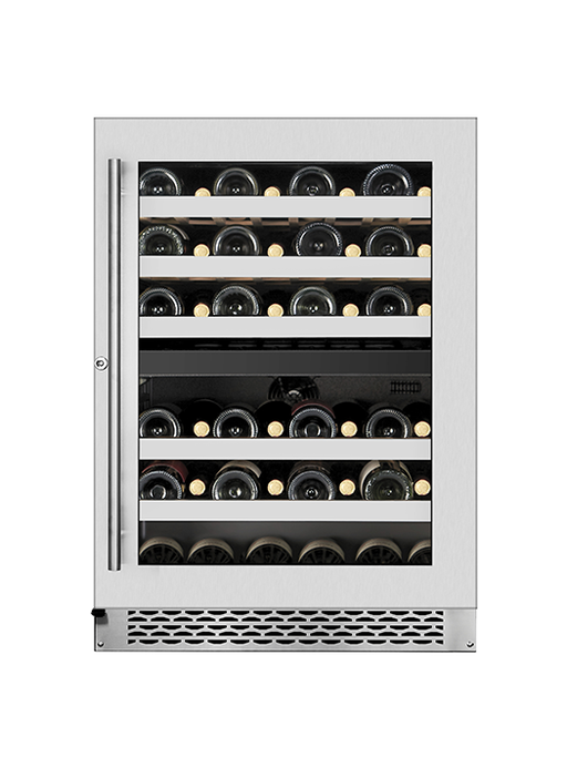 Wine cellar 46 bottles dual zone, Titanium serie - Wine Cell’R