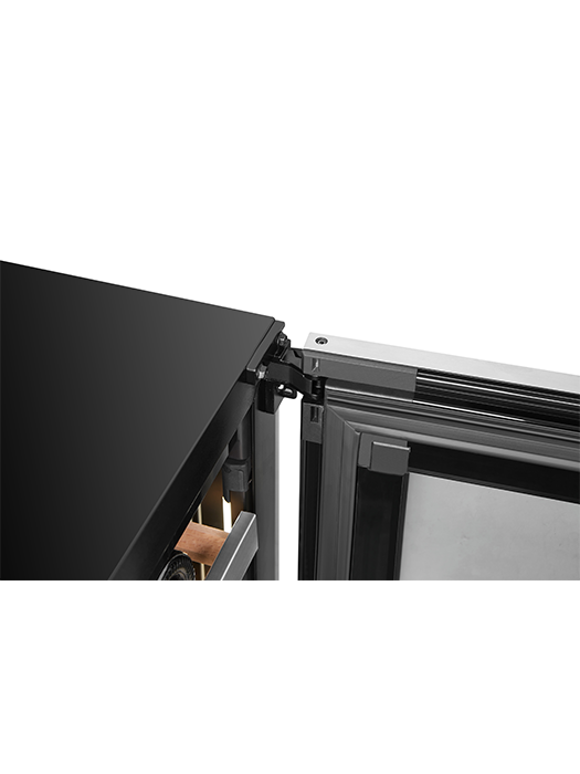 Wine cellar 46 bottles dual zone panel ready, Titanium serie - Wine Cell’R