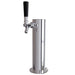 Stainless Steel Cylinder Beer Tower - Single Tap (Glycol Chilled) Chrome   - Toronto Brewing