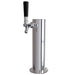 Stainless Steel Cylinder Beer Tower - Single Tap (Air Chilled) Chrome   - Toronto Brewing