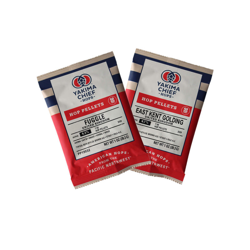 UK East Kent Golding (EKG) and Fuggle Pellet Hops Bundle 1  Pack   - Toronto Brewing