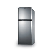Summit | 26" Wide Top Mount Refrigerator-Freezer (FF1427SS) Stainless Steel/Black (FF1427SS)   - Toronto Brewing