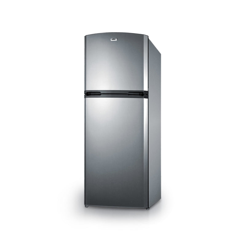 Summit | 26" Wide Top Mount Refrigerator-Freezer (FF1427SS) Stainless Steel/Black (FF1427SS)   - Toronto Brewing