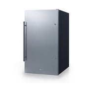 Summit | Shallow Depth Built-In All-Refrigerator (FF195) Stainless Steel (FF195)   - Toronto Brewing