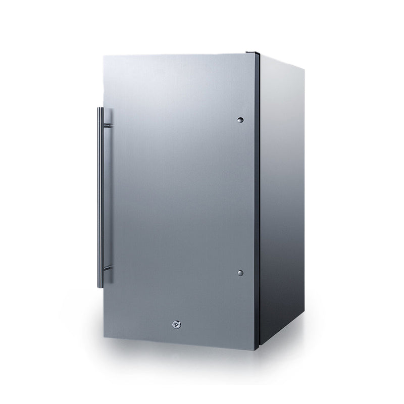Summit | Shallow Depth Built-In All-Refrigerator, Stainless Cabinet (FF195CSS) Stainless Steel (FF195CSS)   - Toronto Brewing