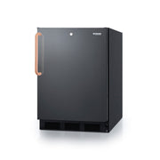 Summit | 24" Wide All-Refrigerator with Antimicrobial Copper Handle, ADA Compliant (FF7LBLKBITBCADA)    - Toronto Brewing