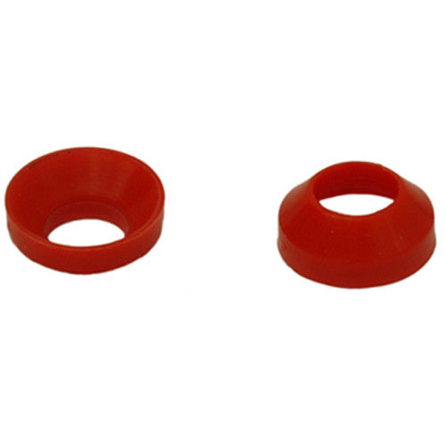 Red 5/16" Nylon Flare (MFL) Washer