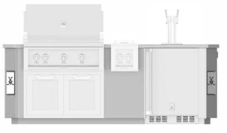 Hestan 8' Outdoor Living Suite