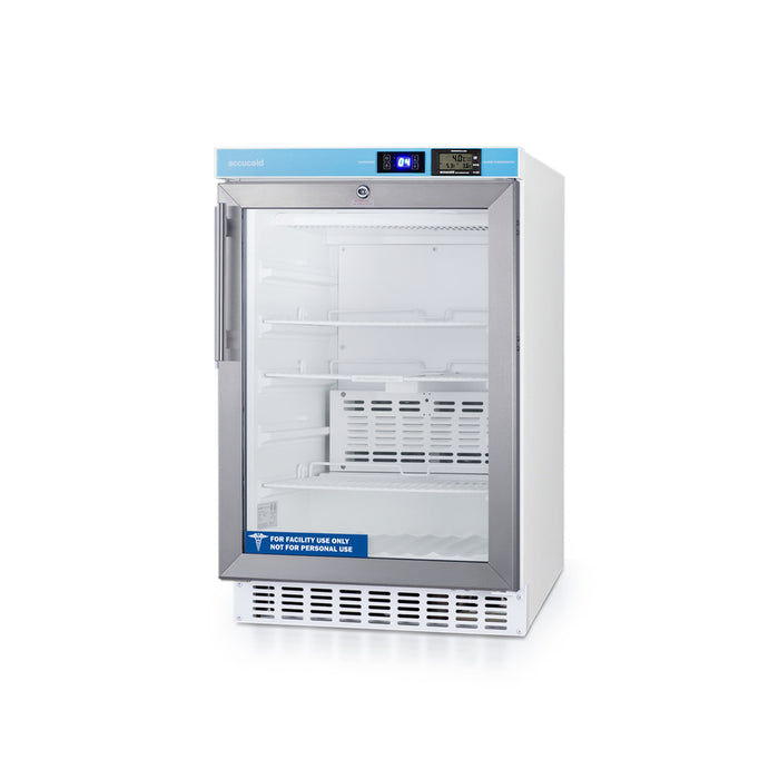 Summit | 20" Wide Built-In Pharmacy-Grade All-Refrigerator, ADA Compliant (ACR45L) Glass (ACR46GL)   - Toronto Brewing