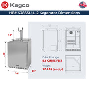 HBHK38SSU-L-2 Dimensions