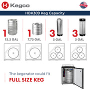 homebrew keg capacity