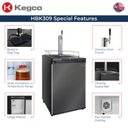 Kegco Kegerator features