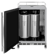 Kegco HBV24OSSL-3 outdoor homebrew kegerator