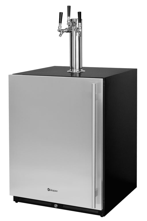 Kegco HBV24UBSL-3 24 inch homebrew kegerator