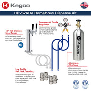 HBV32ADABSR-2 Kegerator Kit