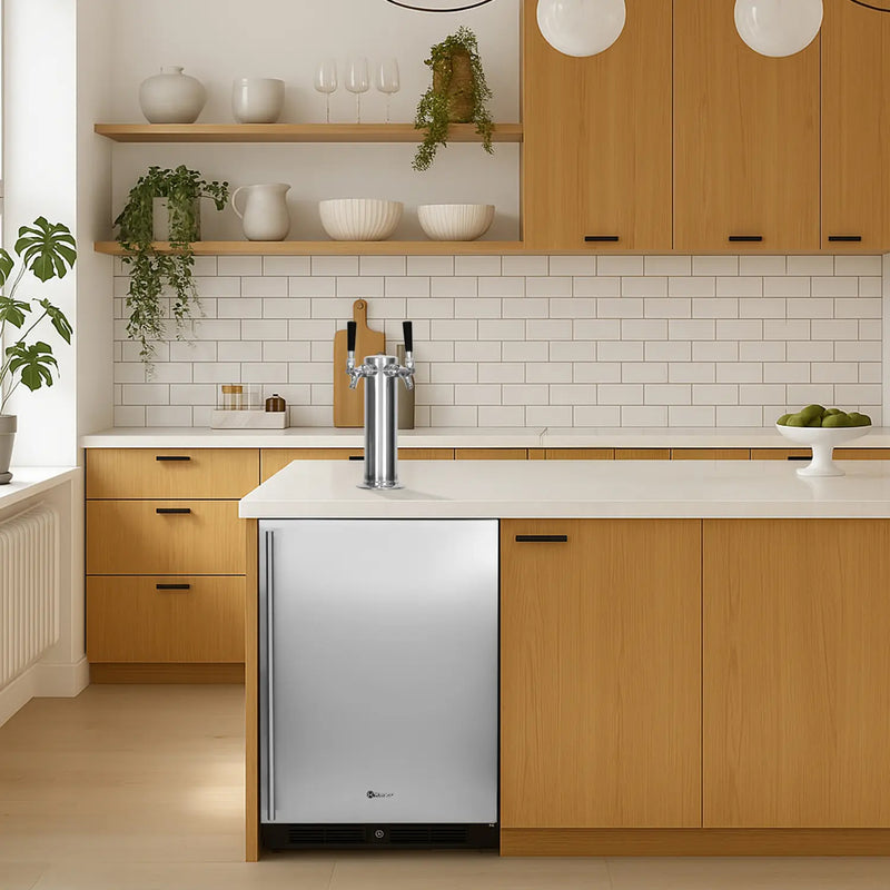 Kegco ADA Compliant Kegerator built-in