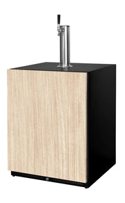 Kegco HBV32ADAPRL-1 24 inch wide left hinge homebrew ADA built-in kegerator