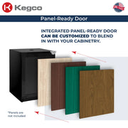 Kegco ADA kegerator panel ready doors
