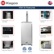 Kegco HBVSK-15O-SSL features