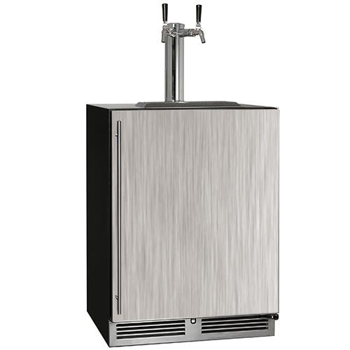 Perlick 24" Indoor C-Series Beer Dispenser Double Tap - Toronto Brewing