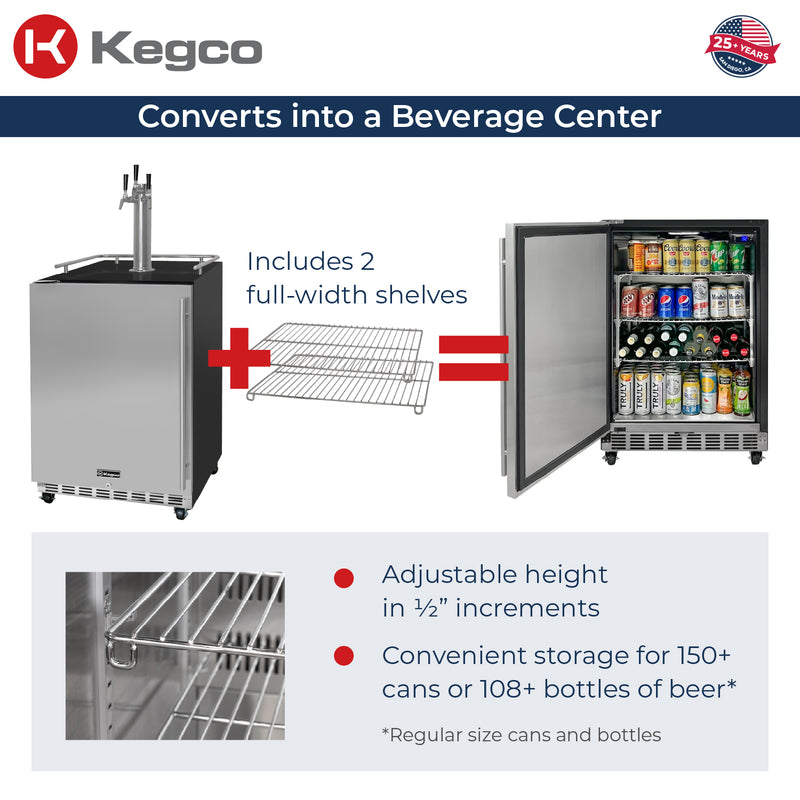 Converts to a Refrigerator