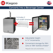 Converts to a Refrigerator
