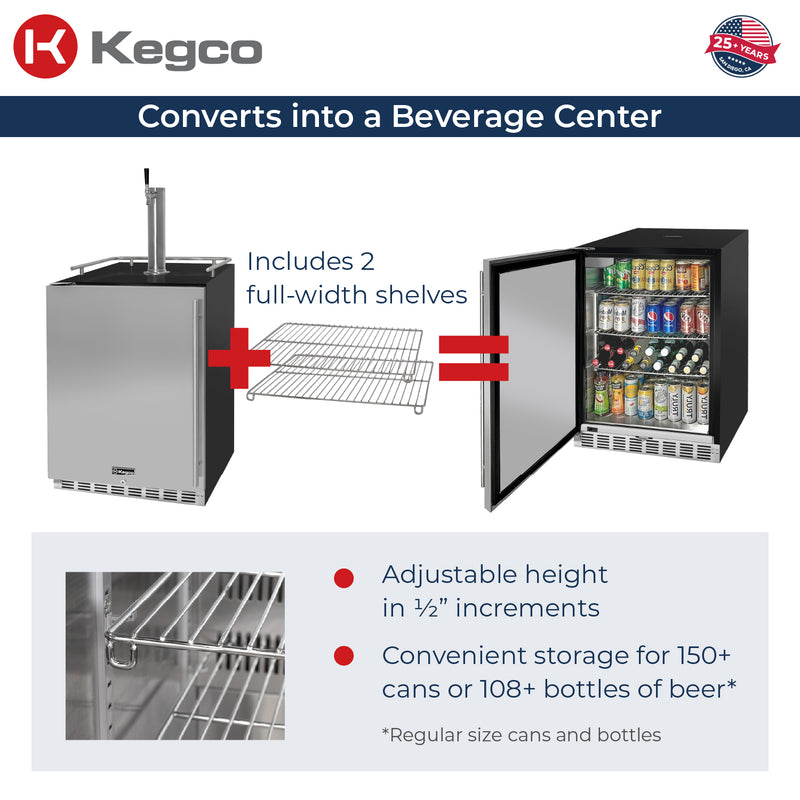 Converts to a Refrigerator