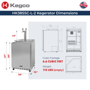 HK38SSC-L-2 Dimensions