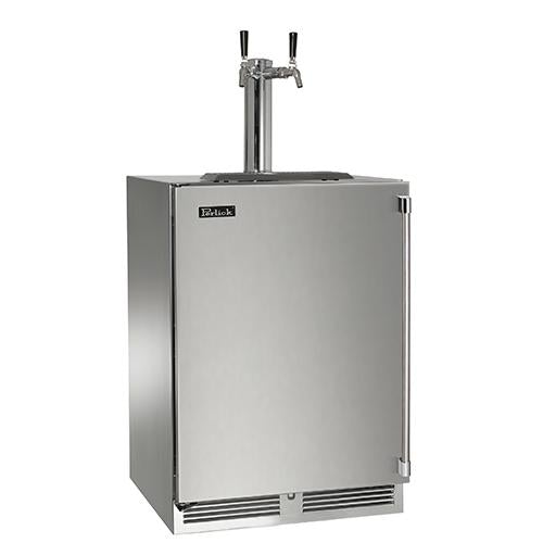 Perlick 24" Indoor Signatures Series Beer Dispenser Double Tap