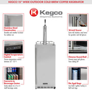 Kegco ICHK-15-SS features