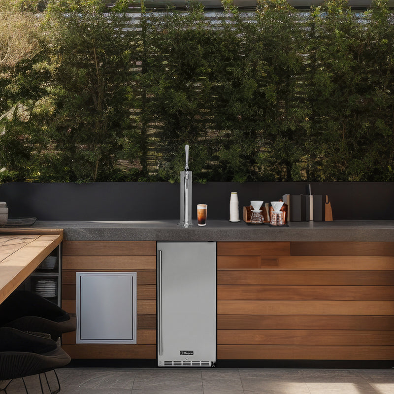 Kegco ICHK-15-SS iced cold brew coffee kegerator