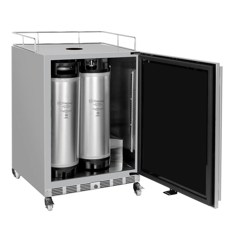 Kegco ICV24OSSR-1 outdoor iced coffee kegerator