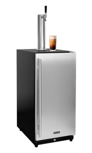 Kegco VSK-15U-BSR 15 inch all stainless steel outdoor kegerator