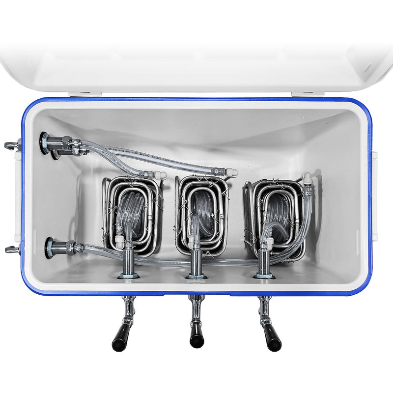 Jockey Box - Picnic Cooler 48 Qt, 3 Faucets    - Toronto Brewing