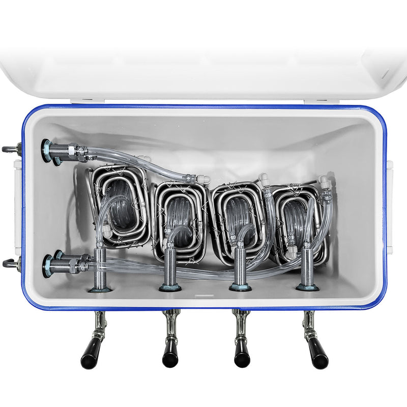 Jockey Box - Picnic Cooler 48 Qt, 4 Faucets    - Toronto Brewing