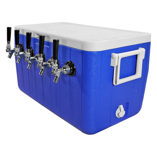 Jockey Box - Picnic Cooler 48 Qt, 5 Faucets    - Toronto Brewing