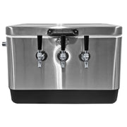 Jockey Box - Picnic Cooler Stainless Steel 54 Qt, 3 Faucets    - Toronto Brewing