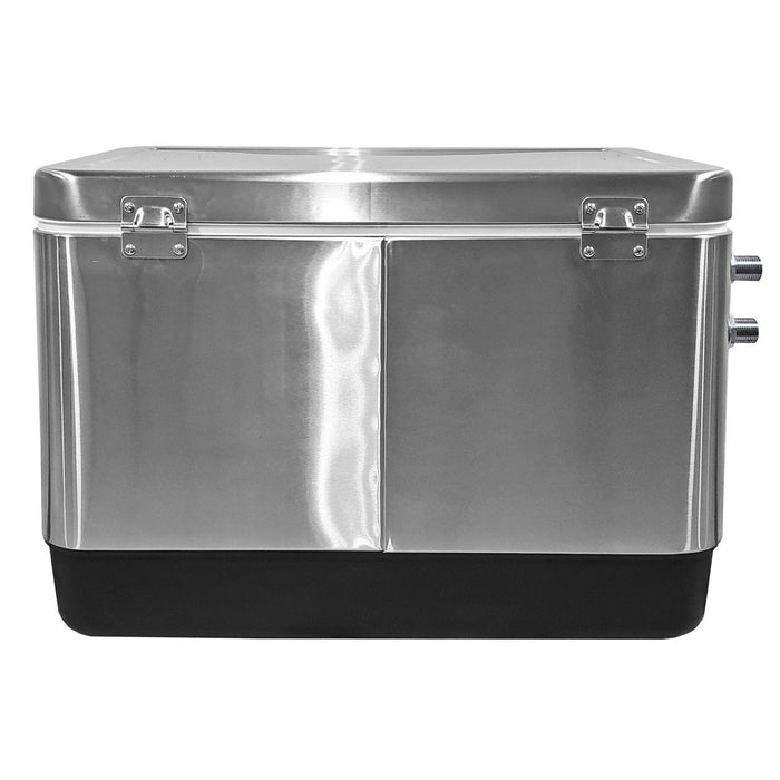 Jockey Box - Picnic Cooler Stainless Steel 54 Qt, 3 Faucets    - Toronto Brewing