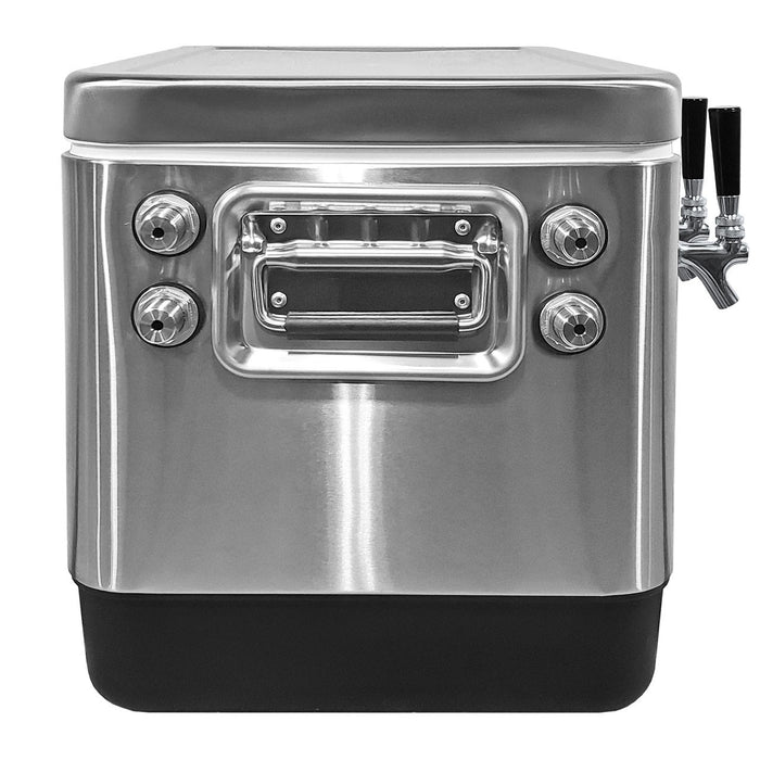 Jockey Box - Picnic Cooler Stainless Steel 54 Qt, 4 Faucets    - Toronto Brewing