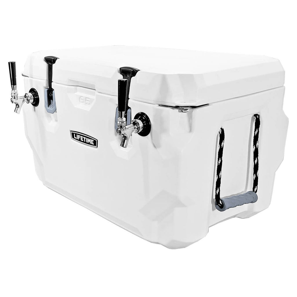 Jockey Box - Picnic Cooler 65 Qt, 2 Faucets