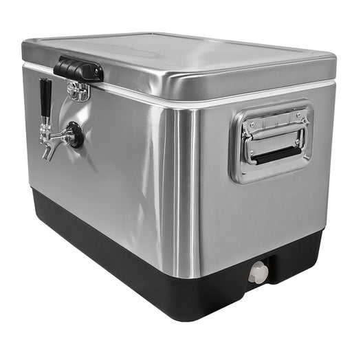 Jockey Box - Picnic Cooler Stainless Steel 54 Qt, 1 Faucet    - Toronto Brewing