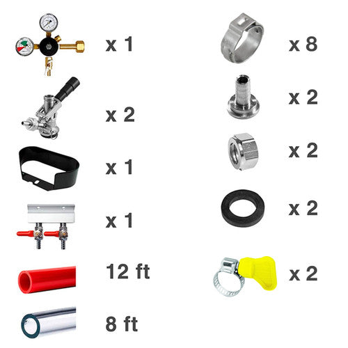 Jockey Box - CO2 Tapping Kit (2 Lines)    - Toronto Brewing